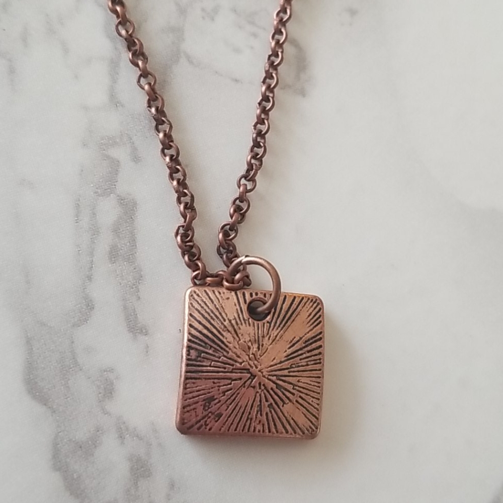 ❤ 2/$10 Own Your Journey Brass Tone Necklace - Picture 5 of 5